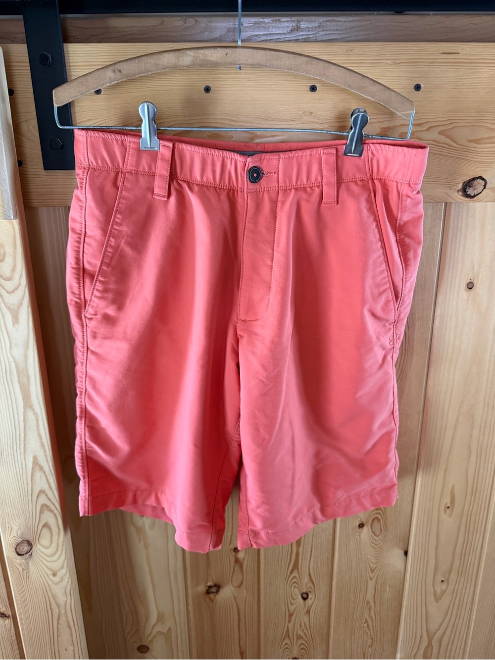Under Armour Men’s Coral Flat-Front Performance Shorts
